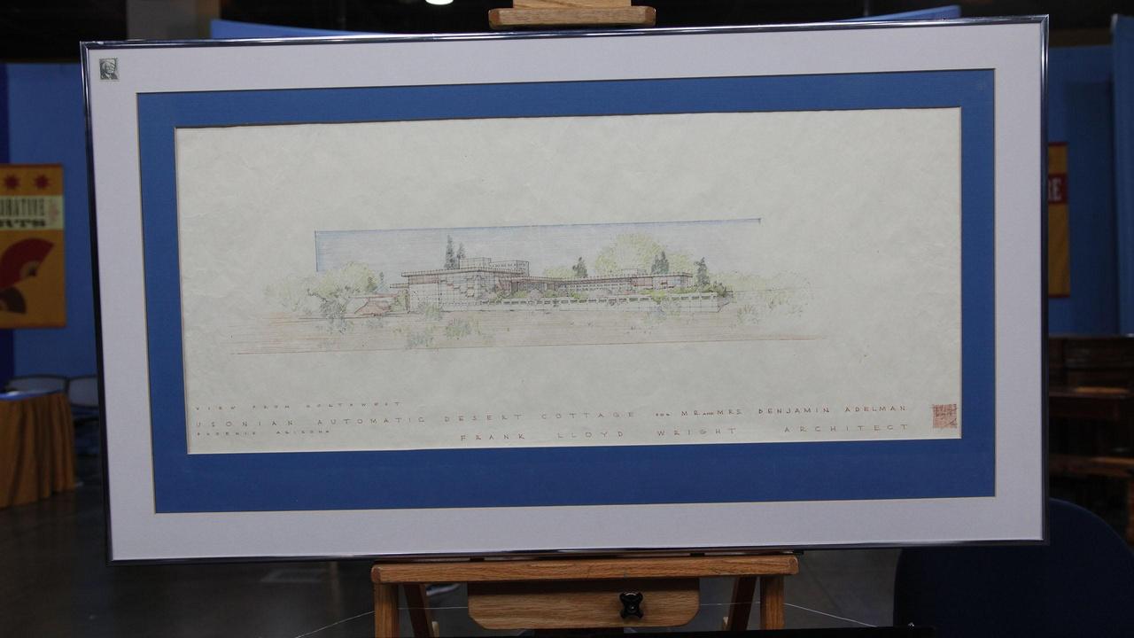 Antiques Roadshow | Appraisal: Frank Lloyd Wright Drawing, ca. 1955
