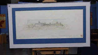 Appraisal: Frank Lloyd Wright Drawing, ca. 1955