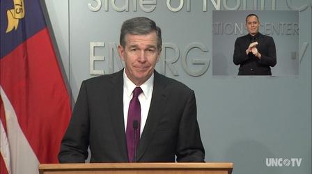 Video thumbnail: NC Emergency Management and Weather 09/22/20 Governor Cooper Briefing (Spanish)
