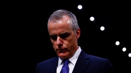 Video thumbnail: PBS NewsHour Trump tweets on McCabe taints DOJ, says former official