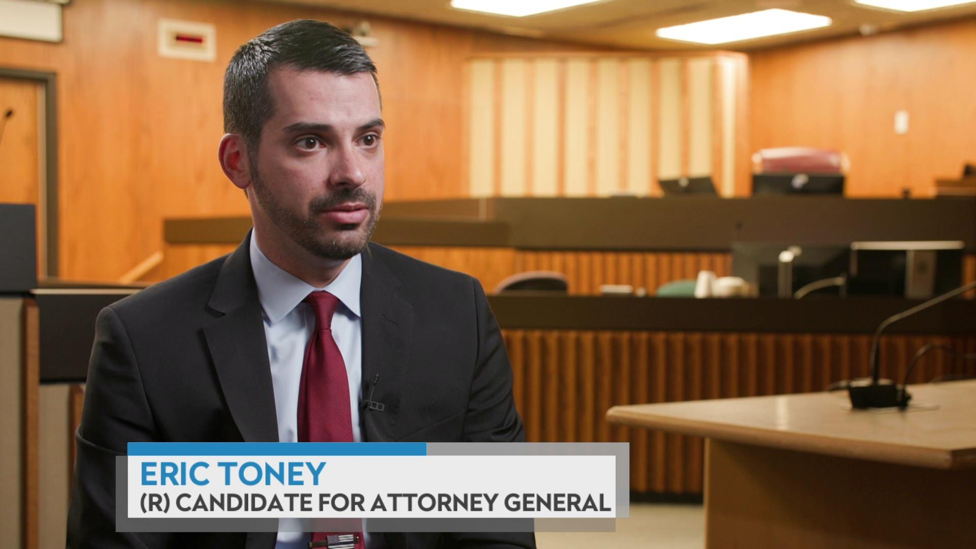 Eric Toney on public safety and the attorney general office