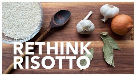Video thumbnail: Lidia's Kitchen Rethink Risotto