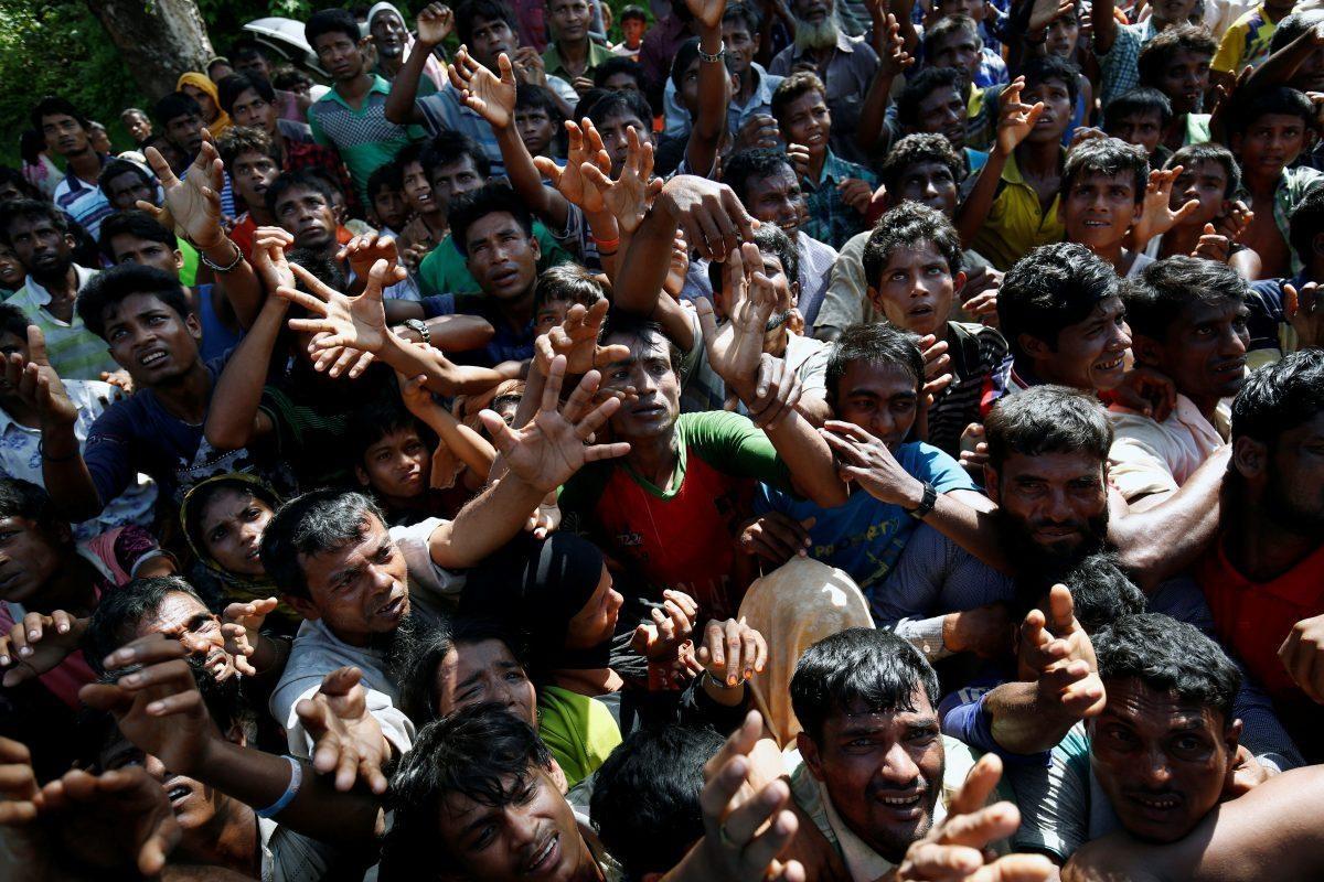 More than 400,000 Rohingya have fled to Bangladesh
