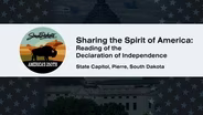 Sharing the Spirit of America:  The reading of the Declaration of Independence
