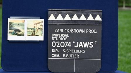 Video thumbnail: Antiques Roadshow Appraisal: 1975 "Jaws" Clapperboard