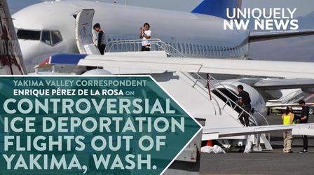 Video thumbnail: Uniquely NW News Residents Upset With ICE Deportation Flights Out Of Yakima