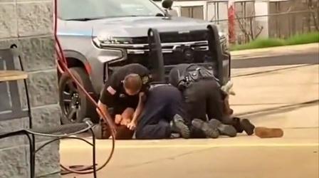 Video thumbnail: PBS NewsHour Arkansas police officers suspended after brutal beating