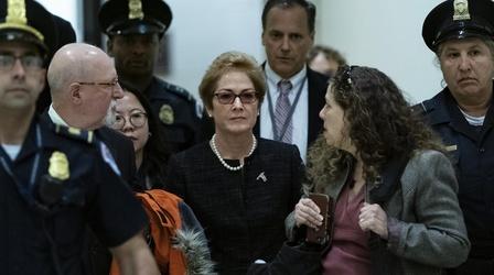Video thumbnail: PBS NewsHour Marie Yovanovitch's 'extraordinary' impeachment deposition