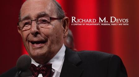 Video thumbnail: WGVU Presents Richard M. DeVos: Philanthropy, Freedom, Family and Faith