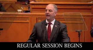 Regular Session Opens - Governor John Bel Edwards - 03/12/18