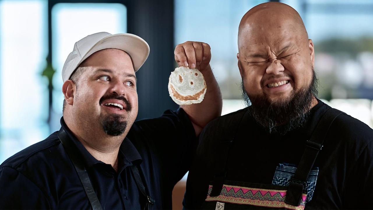 Filipino Pancit and Mexican Burritos