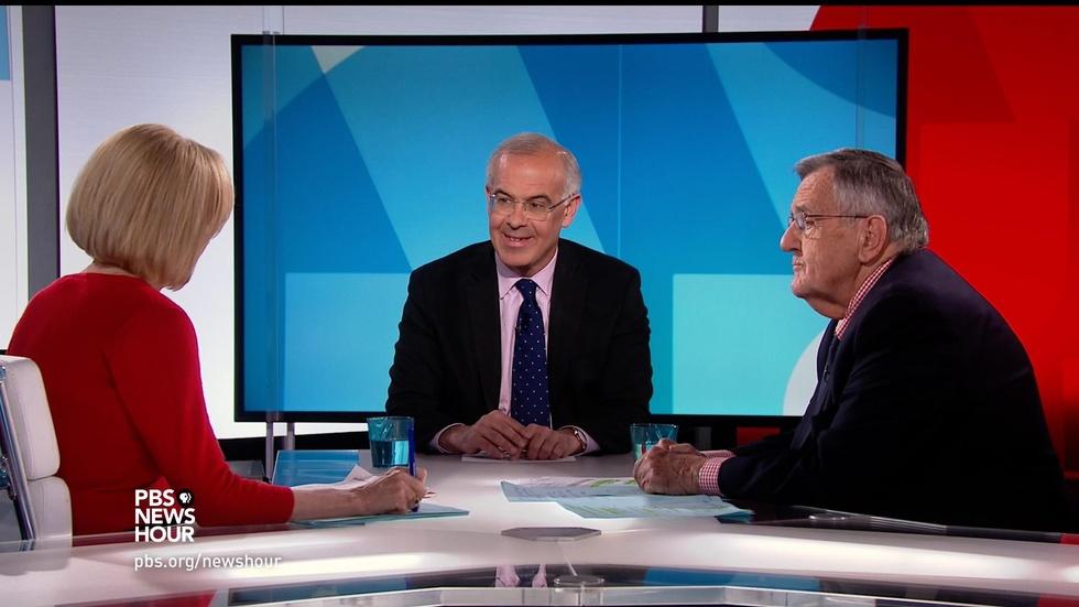 Shields and Brooks Trump’s 100-day performance image