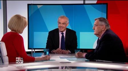 Video thumbnail: PBS NewsHour Shields and Brooks Trump’s 100-day performance