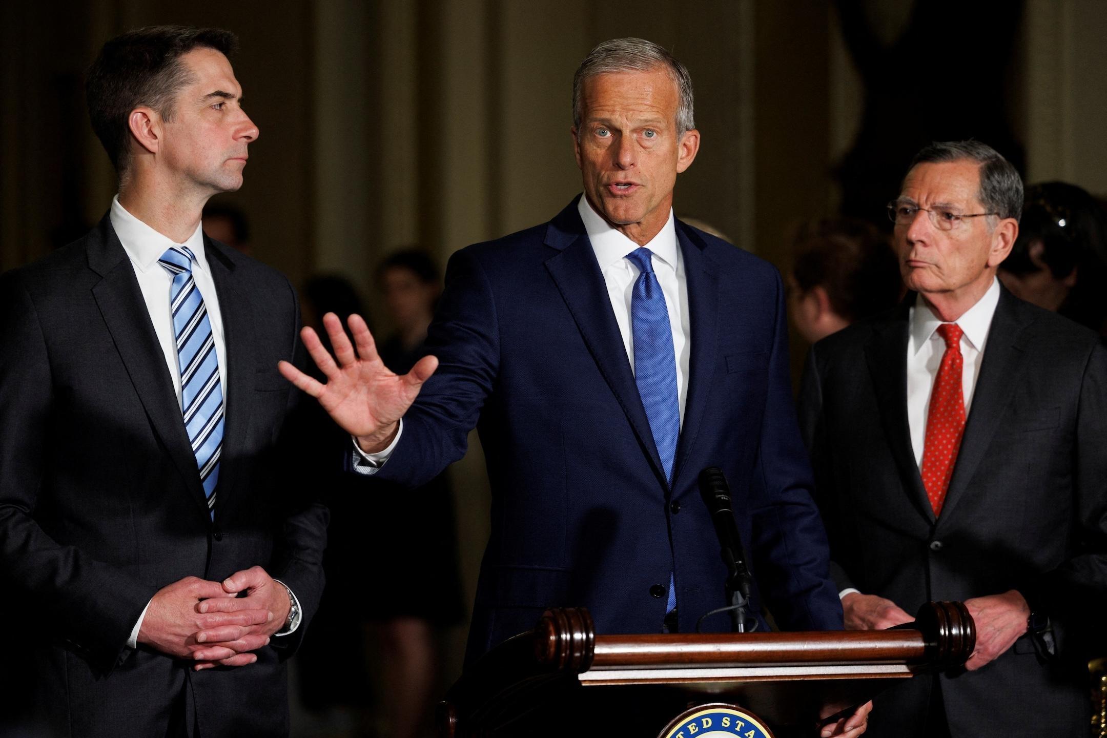 Senate Republicans break with Trump over 'anti-weaponization fund' concerns