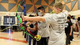 Archery at C.P. Squires Elementary School