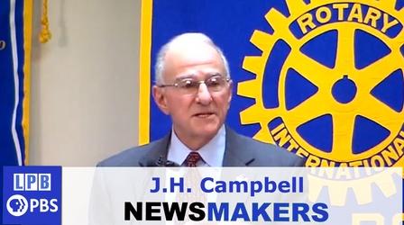 Video thumbnail: Newsmakers The 3 E's for Louisiana | J. H. Campbell | NewsMakers