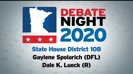 Video thumbnail: Debate Night MN House District 10B