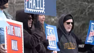 Postal Workers Rally in Frankfort