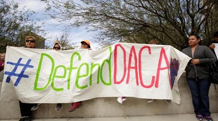 Video thumbnail: PBS NewsHour News Wrap: New DACA applications must be allowed, judge says