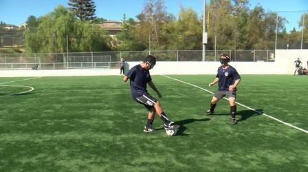 Video thumbnail: PBS NewsHour U.S. blind soccer team aims at competing on global stage