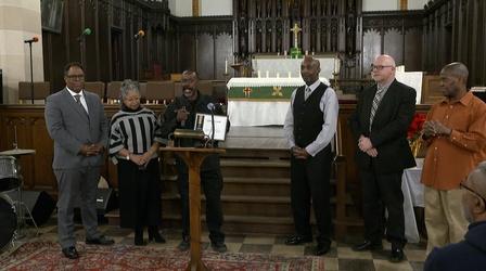 Video thumbnail: American Black Journal Church of the Messiah honors Detroit’s first responders