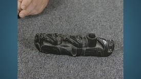 Appraisal: Haida Argillite Pipe, ca. 1850: asset-mezzanine-16x9