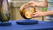 Appraisal: Zsolnay Eosin Vase & Bowl, ca. 1900