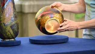 Appraisal: Zsolnay Eosin Vase & Bowl, ca. 1900