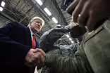 How Trump’s Iraq visit sounded like a campaign rally