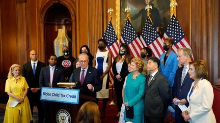 Video thumbnail: PBS NewsHour Congress debates expansion to the child tax credit
