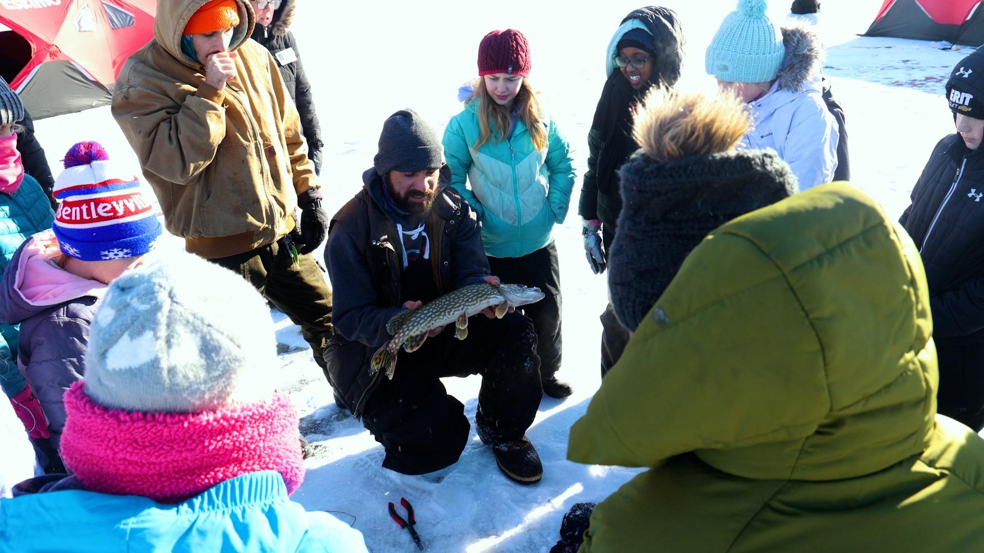 Urban Ice Anglers gets kids outside; designing erosion-control mats; Bioindustrial Innovation Center