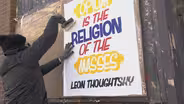 Street Artist Combines Familiar Signs and Provocative Words