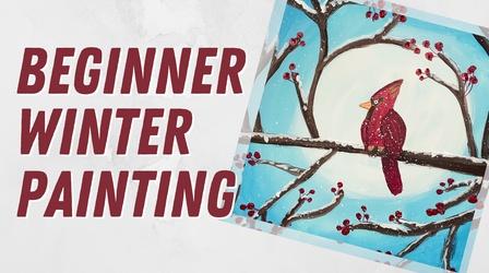 Video thumbnail: Hobby Hunting Beginner Winter Painting