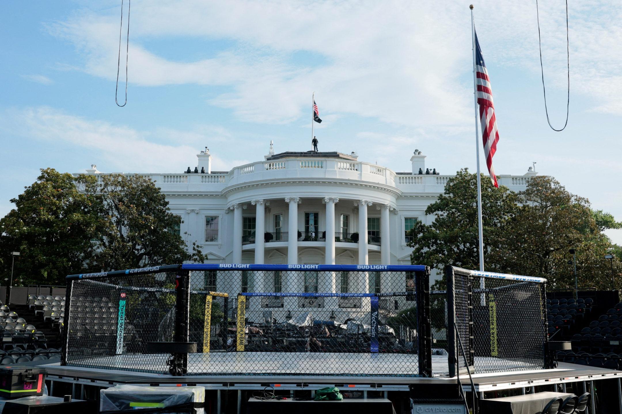 White House UFC event spotlights Trump’s decades-long partnership with Dana White