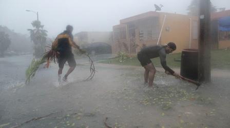 Video thumbnail: PBS NewsHour Trump declares major disaster in Puerto Rico from hurricane
