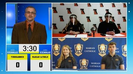 Video thumbnail: Scholastic Scrimmage Tunkhannock vs. Marion Catholic