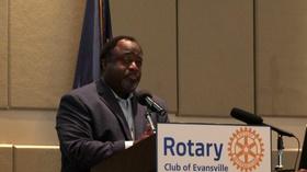 Video thumbnail: Evansville Rotary Club Regional Voices: Abdul Hakim Shabazz, Political Commentator