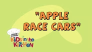 Kids in the Kitchen: Apple Race Cars