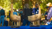 Appraisal: 1920 Chinese Lacquered Wood Japanese-style Geese