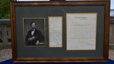 Video thumbnail: Antiques Roadshow Appraisal: 1864 Abraham Lincoln Letter