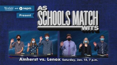 Video thumbnail: As Schools Match Wits Amherst Regional vs. Lenox Memorial (January 15 at 7 p.m.)