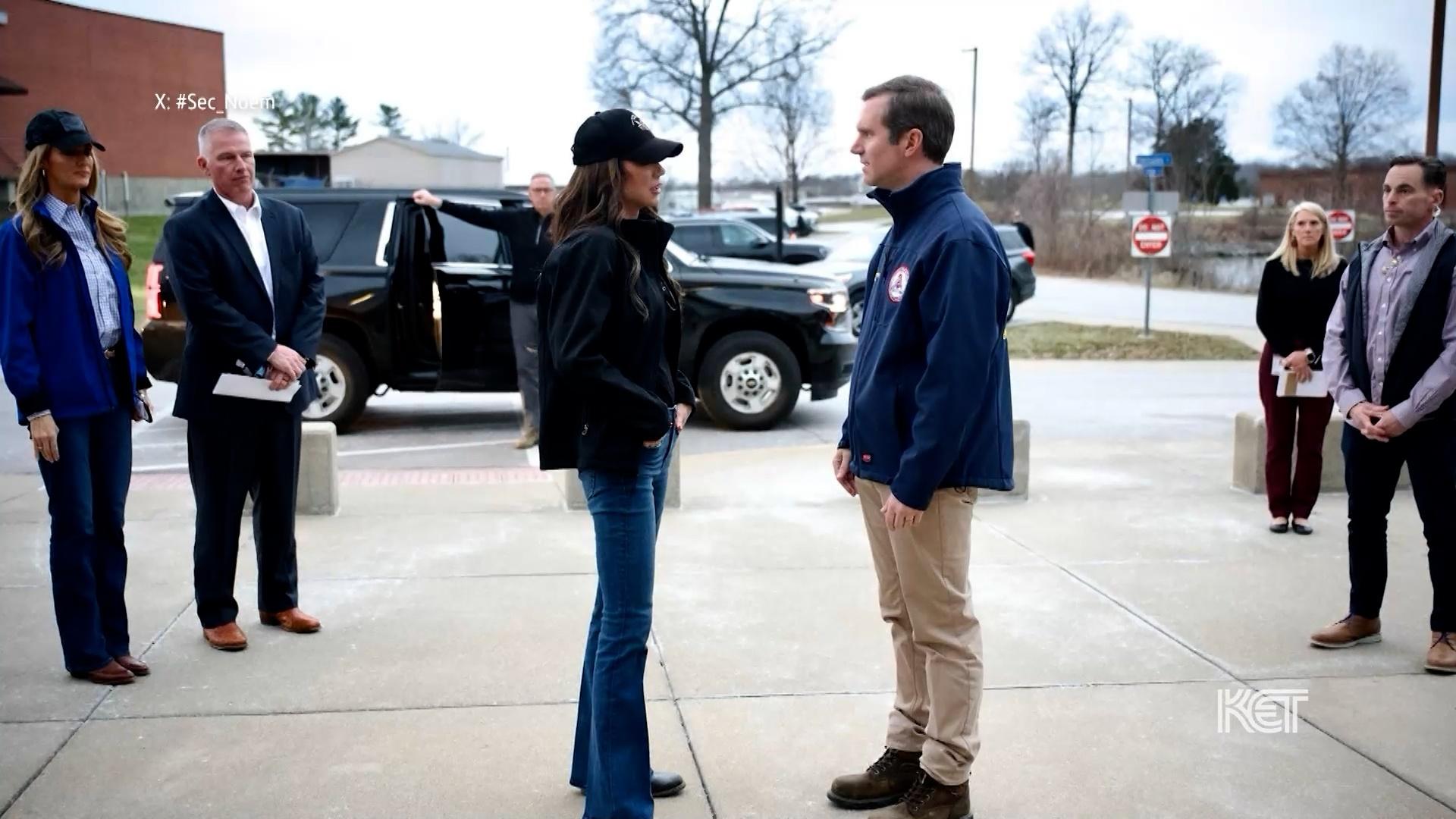 Secretary Kristi Noem Tours KY Flood Damage