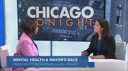 Video thumbnail: Chicago Tonight Mental Health Clinics Remain Important Topic in Mayoral Race