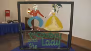 Appraisal: 'The Cowboy and the Lady' Painted Sculpture