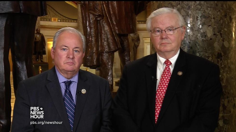 Congressional baseball rivals affirm solidarity after attack image