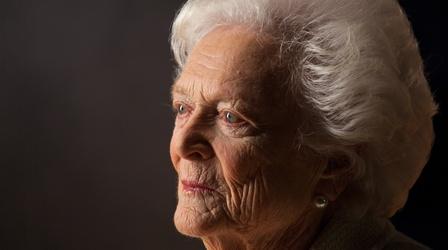Video thumbnail: PBS NewsHour Nation remembers Barbara Bush in a celebration of her life