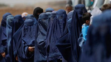 Video thumbnail: PBS NewsHour Women in Afghanistan find ways to make their voices heard