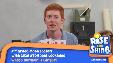 Video thumbnail: Rise and Shine Math Joel Lookadoo Whose Number is Larger