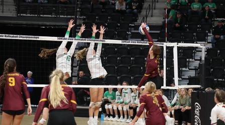 Video thumbnail: High School Activities 2021 AA Volleyball | Harrisburg vs. Pierre