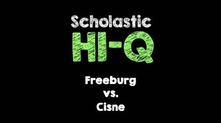 Video thumbnail: Scholastic Hi-Q Freeburg vs. Cisne 3002